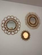 Xenos spiegels, Huis en Inrichting, Woonaccessoires | Spiegels, Ophalen, Minder dan 50 cm, Rond, Zo goed als nieuw
