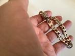 Vintage zilveren armband Cuban Link dieren  kop Draak 925 AG, Sieraden, Tassen en Uiterlijk, Armbanden, Verzenden, Zo goed als nieuw