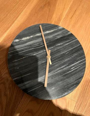 Zuiver Marble Time wandklok nieuw grijs