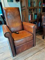 Relax stoel chesterfield schapenleer, Antiek en Kunst, Antiek | Meubels | Stoelen en Banken, Ophalen