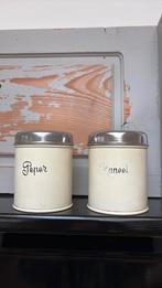 BRABANTIA BLIKJES VINTAGE PEPER EN KANEEL, Verzamelen, Blikken, Ophalen of Verzenden