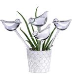 Nieuwe set van 4 water druppel bollen vogel, Huis en Inrichting, Woonaccessoires | Vazen, Overige kleuren, Nieuw, Ophalen of Verzenden