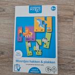 Woordjes Hakken & Plakken - Leerzaam spel!, Kinderen en Baby's, Speelgoed | Kinderpuzzels, 10 tot 50 stukjes, Nieuw, Ophalen of Verzenden