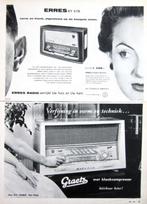 18 vintage advertenties reclames radios 1953-70 radio Graetz, Verzenden, Gebruikt, Overige typen