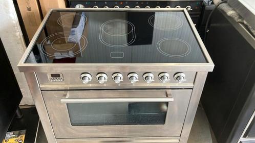 Gebruikte maar goede glasplaat boretti keramisch fornuis 90c, Witgoed en Apparatuur, Fornuizen, Zo goed als nieuw, Vrijstaand