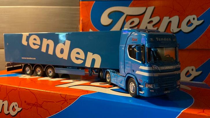 Tekno Scania Tenden, Hobby en Vrije tijd, Modelauto's | 1:50, Zo goed als nieuw, Ophalen of Verzenden