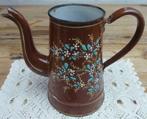 SALE Oude Franse doorleefde brocante emaille koffiepot, Ophalen of Verzenden