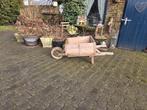 Handgemaakte houten kruiwagen, Ophalen, Rond, Hout, Minder dan 30 cm
