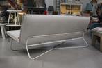 2 x luxe bank EARL Jess Design metaal stof naturel wit, Huis en Inrichting, Ophalen, Twee, Overige kleuren, Zo goed als nieuw