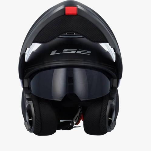 LS2 systeemhelm Matt Zwart (Nieuw), Fietsen en Brommers, Brommerhelmen, Nieuw, Extra small of kleiner, Ophalen