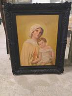 Antiek schilderij madonna, Ophalen