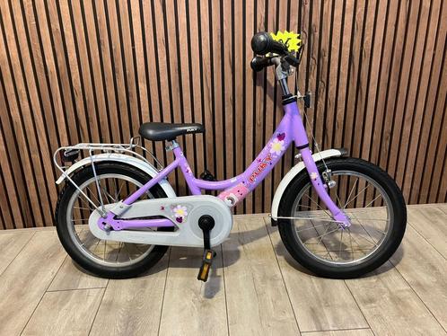 Puky 18 inch meisjesfiets, Fietsen en Brommers, Fietsen | Meisjes, Gebruikt, 18 inch, Handrem, Ophalen of Verzenden