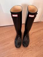 Hunter Laarzen Zwart - Maat 39, Kleding | Dames, Ophalen of Verzenden, Zo goed als nieuw, Zwart, Regenlaarzen