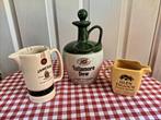 Vintage Whiskey kruik Tullamore Dew en 2 whiskey kannetjes, Ophalen of Verzenden, Gebruiksvoorwerp