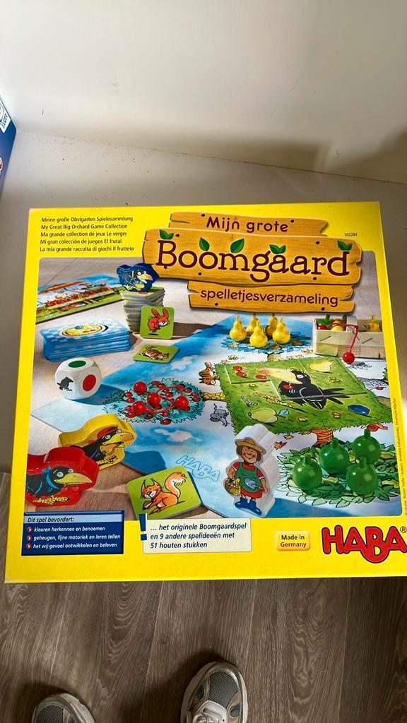 Mijn grote boomgaard spelletjes verzameling, Hobby en Vrije tijd, Gezelschapsspellen | Bordspellen, Zo goed als nieuw, Ophalen
