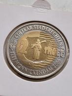 Penning 650 jaar stadsrechten Monnickendam 1355-2005, Postzegels en Munten, Ophalen of Verzenden