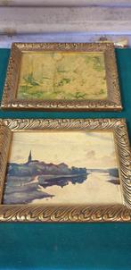 schilderij vintage 2 stuks, Ophalen of Verzenden, 'T Olde Gre-j, Info@toldegrej.nl, Endepoelstraat 20f Didam