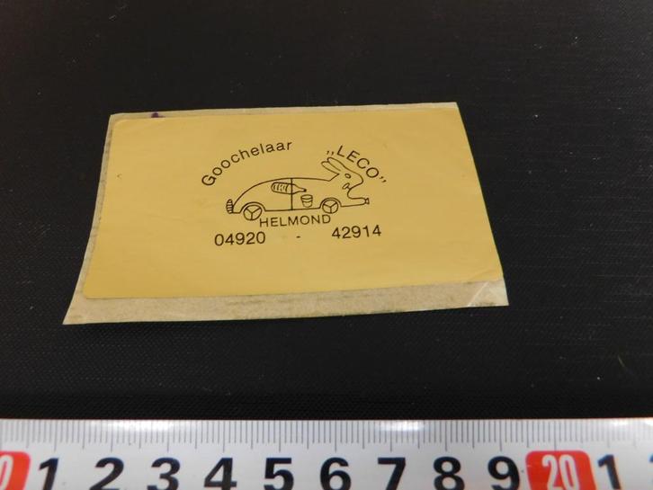 sticker goochelaar leco helmond, Verzamelen, Stickers, Zo goed als nieuw, Bedrijf of Vereniging, Ophalen