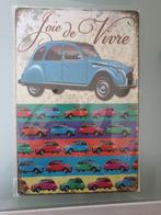 metalen metaal plaat sign eend 2cv 2 cv bord, Huis en Inrichting, Ophalen of Verzenden, Nieuw
