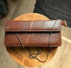 Vintage krokodillenleren damesclutch, Sieraden, Tassen en Uiterlijk, Tassen | Damestassen, Verzenden, Zo goed als nieuw, Avondtasje