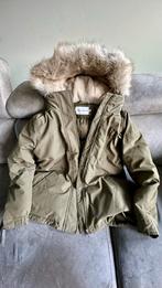 Calvin Klein Winterjas - Navy Green - XL, Kleding | Dames, Jassen | Winter, Ophalen, Maat 46/48 (XL) of groter, Zo goed als nieuw