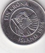 1 krona 1994 island, Verzenden, Overige landen