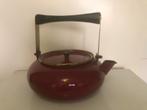 Emaille theepot jaren 70, Ophalen of Verzenden, Gebruikt, Overige materialen, Pot, Bus of Blik