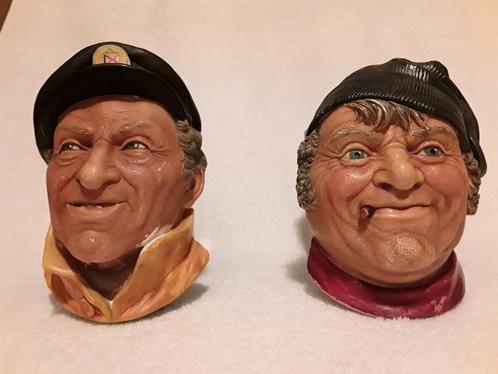 2 prachtig gedetailleerde vissers gezichten, Verzamelen, Beelden en Beeldjes, Ophalen