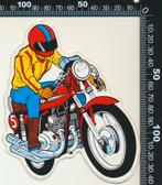 Sticker: Suzuki - 5 - Cafe Racer (Geel), Ophalen of Verzenden, Zo goed als nieuw, Auto of Motor