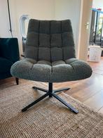WOOOD draaifauteuil Job, Huis en Inrichting, Ophalen, 75 tot 100 cm, Zo goed als nieuw, Stof
