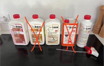 HMK diverse schoonmaakmiddelen  beschikbaar voor biedingen