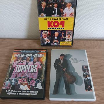 DVD's , zie foto's voor details, Guus Meeuwis, Toppers, etc beschikbaar voor biedingen