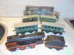 Vintage blikken trein van HWM Germanie, Hobby en Vrije tijd, Overige merken, Treinset, Gelijkstroom, Ophalen of Verzenden