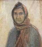 Klassiek Schilderij Jan van Delft 1933 Indonesische princes., Antiek en Kunst, Kunst | Schilderijen | Klassiek, Ophalen of Verzenden