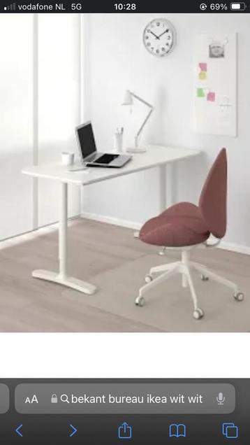 IKEA bureau bekant 160x80 , 5 stuks