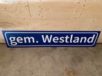 Gemeente westland bord, Ophalen