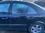 MERCEDES E-KLASSE W211 zwart Links achter deur portier 2002-, Auto-onderdelen, Carrosserie en Plaatwerk, Ophalen, Gebruikt, Mercedes-Benz