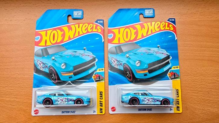 Hot Wheels US Card Datsun 240Z, Hobby en Vrije tijd, Modelauto's | Overige schalen, Nieuw, Auto, Ophalen of Verzenden