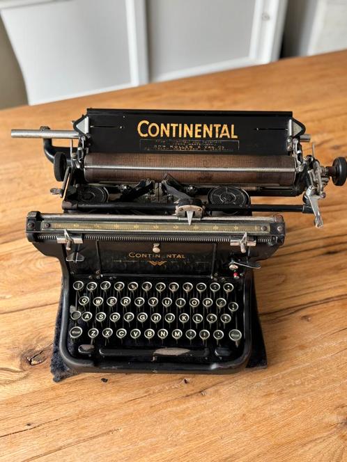 Continental antieke typemachine, Antiek en Kunst, Antiek | Kantoor en Zakelijk, Ophalen