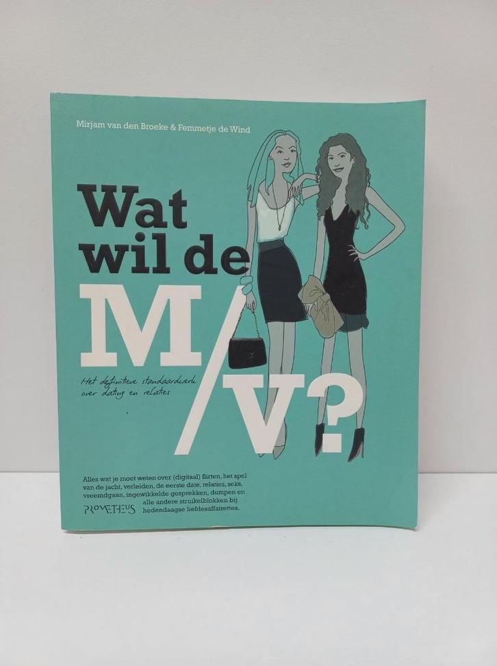 Mirjam van den Broeke & Femmetje de Wind - Wat wil de M/V?, Boeken, Psychologie, Zo goed als nieuw, Ophalen of Verzenden