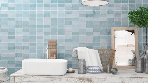 Tegels aqua gloss 6,25x12,5 cm WOW unexpected surfaces, Doe-het-zelf en Verbouw, Tegels, Nieuw, Wandtegels, Keramiek, 5 tot 10 m²