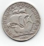 24-396 Portugal 10 escudo 1932, Postzegels en Munten, Munten | Europa | Niet-Euromunten, Zilver, Losse munt, Overige landen, Verzenden