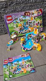 Lego Friends 41313 zwembad compleet met boekje en doos, Ophalen of Verzenden, Zo goed als nieuw, Complete set, Lego