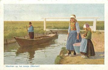 (300-416-031) Marken Wachten op het bootje beschikbaar voor biedingen