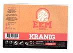 Bieretiket  Kranig  Eembier Elburg, Verzamelen, Ophalen of Verzenden, Nieuw, Overige typen, Overige merken