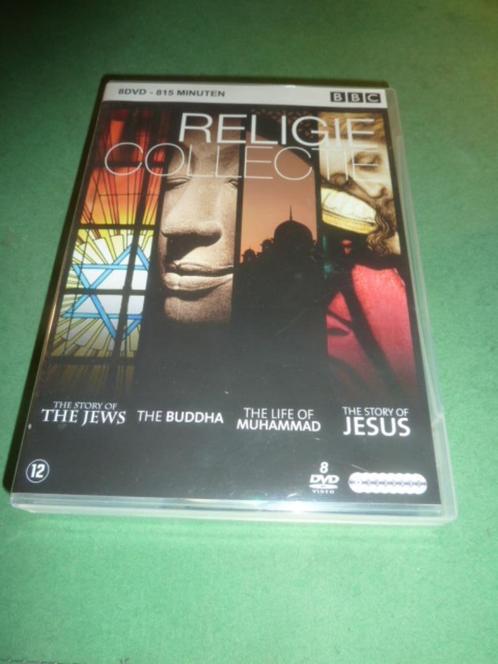 Religiecollectie 8-dvd-box BBC Story of Jews Jesus Buddha oa, Cd's en Dvd's, Dvd's | Filmhuis, Zo goed als nieuw, Overige gebieden
