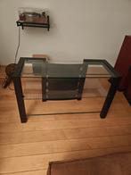 GRATIS Stevig audiomeubel met glazen platen, Huis en Inrichting, Kasten | Televisiemeubels, Ophalen, Gebruikt, 50 tot 100 cm, Glas
