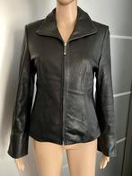I683 Echt-leren jasje maat S=36 blazer jack colbert leer, Kleding | Dames, Zwart, Kuoqiang, Ophalen of Verzenden, Zo goed als nieuw