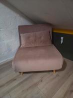Slaapstoel/opklapbed/logeerbed/opklapstoel oud roze, Ophalen, Eenpersoons, Zwart, Zo goed als nieuw