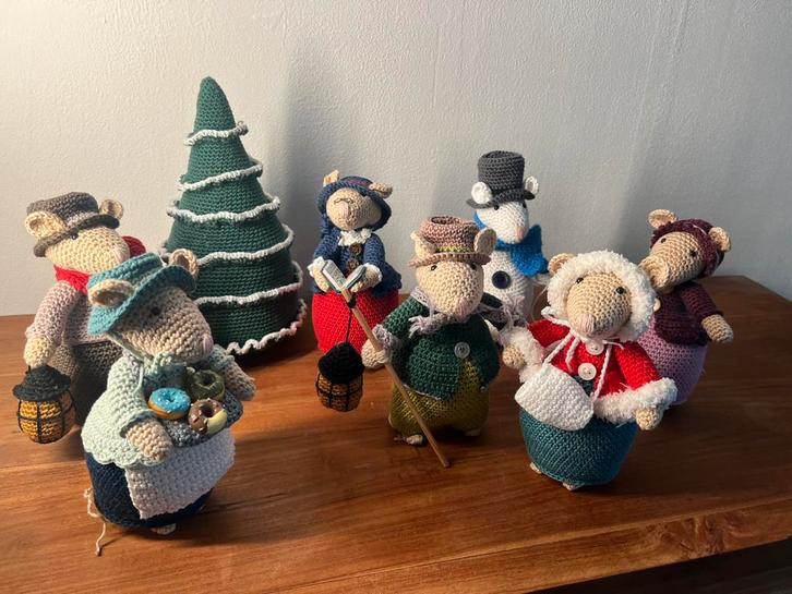Handgemaakte Dickens muizen, Diversen, Kerst, Nieuw, Ophalen of Verzenden